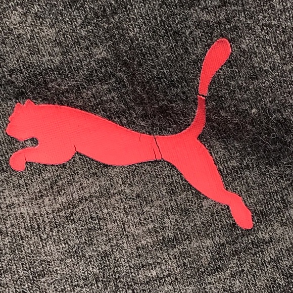 3/$34 PUMA LEGGINGS GREY CORAL PINK SIZE 3 - Picture 4 of 9